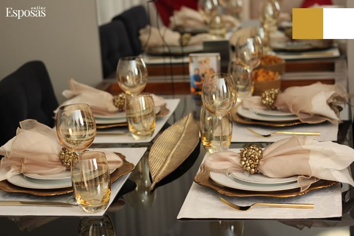 mesa posta dourado branco mesa de jantar decorada branca com dourado mesa decorada receber em casa 