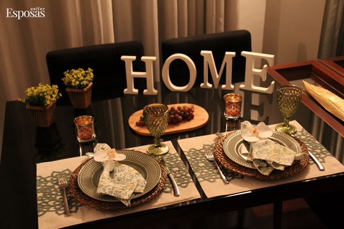 mesa posta romantica mesa posta branco verde mesa decorada jantar romantico 