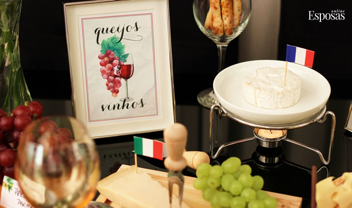 queijos e vinhos mesa posta jantar queijos e vinhos como fazer decoração queijos e vinhos diy queijo e vinho